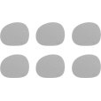 Onderzetter 6 stuks 12,2x10 cm