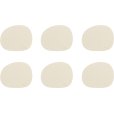 Onderzetter 6 stuks 12,2x10 cm