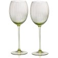 Wittewijnglas 2 stuks 38 cl, Olive Green