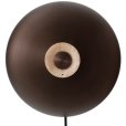 Wandlamp met Snoer Ø24 cm, Beige/Gebronsd Messing
