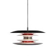 Hanglamp &Oslash;40 cm, Mat Zwart/Glanzend