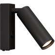 Wandlamp 12,5 cm, Mat Zwart