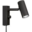Wandlamp 14,7 cm, Mat Zwart