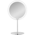 Make-upspiegel LED H34 cm, Gepolijst Roestvrij Staal