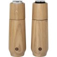 Peper- & Zoutmolen H17 cm, Eikenhout