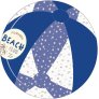 Badbal �40 cm, Playful Stripe