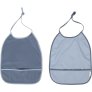 Bindbandjes 2-delige set, Muddly Blue/Powder Blue