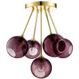 Molecule Plafondlamp &Oslash;68 cm, Purple Rain/Goud