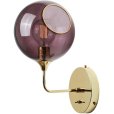 Wandlamp 37 cm, Purple Rain/Goud