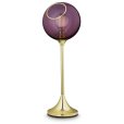 Tafellamp H59 cm, Purple Rain/Guld