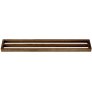 Dubbele Handdoekstang 73,5 cm, Gerookte Geoliede Essen