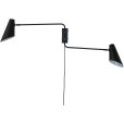 Wandlamp met 2 Armen H46 cm