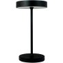 Draadloze Tafellamp LED H25,5 cm, Zwart