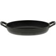 Mini Gietijzeren Pan 11,5x17,5 cm, Zwart