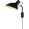 Wandlamp H40 cm, Zwart