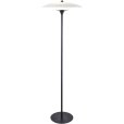 Vloerlamp H150 cm, Opaal/Zwart