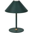 Oplaadbare Lamp LED H25 cm, Donkergroen