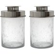 2 stuks H18 cm, Helder