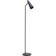 Vloerlamp 124 cm, Matzwart