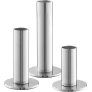 Kandelaar 3-delige set, Zilver