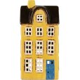 Nyhavn Waxinelichthuisje H20,5 cm, Blauw/Geel