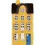 Nyhavn Waxinelichthuisje H20,5 cm, Blauw/Geel