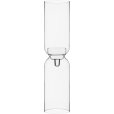 Kandelaar H60 cm, Transparant