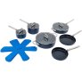 Poelenset met Inklapbare Handgreep, Midnight Blue
