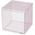 WIRE CUBIC Module Kastje 38,5x38,5 cm