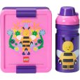 Bee 2 stuks 1,7 L/390 ml, Lilla/Pink