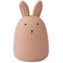 Draadloos Nachtlampje Konijn H13,5 cm, Dark Rose