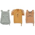 LIEWOOD Sylvester Wasdoekjes 3 stuks 15x21 cm, Safari