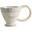 Lira Kop 30 cl, Wit/Blauw