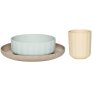 Serviesset, Pale Mint/Taupe