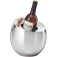 Wijnkoeler H21 cm, Gepolijst Staal