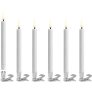 Kerstboomlichtjes met Clips LED 6-delige set &Oslash;1,3xH13,8 cm, Zilver