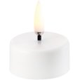 Oplaadbaar Waxinelichtjes LED 2-delige set &Oslash;3,9xH2,3 cm