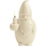 Kerstmanlicht LED &Oslash;10xH17 cm, Vanilla