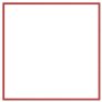 & Frame Lijst 50x50 cm, Rood