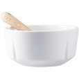 Snackkom met Lepel &Oslash;10,5 cm, Wit