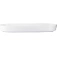Ovale Serveerplateau 12x34 cm, Wit