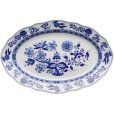 Hutschenreuther Blau Zwiebelmuster Schaal 23x35,10 cm