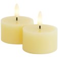 Theelicht LED 2 stuks &Oslash;6/H3,4 cm, Light Pink