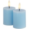 Stompkaars LED 2 stuks &Oslash;5/H6,5 cm, Blue Sky