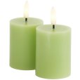 Stompkaars LED 2 stuks &Oslash;5/H6,5 cm, Spring Green