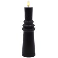 Nordic Sculpture Stompkaars Ringet LED &Oslash;6,1/H21,7 cm, Zwart