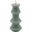 Nordic Sculpture Stompkaars Geometrie LED &Oslash;9,2/H20,3 cm, Zandgroen