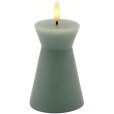 Nordic Sculpture Stompkaars Kegel LED &Oslash;6,7/H10 cm, Zandgroen