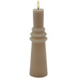 Nordic Sculpture Stompkaars Ringet LED &Oslash;6,1/H21,7 cm, Lichte Karamel