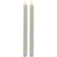 Wave Kroonstaarsen LED 2-delige set &Oslash;2/H28,5 cm